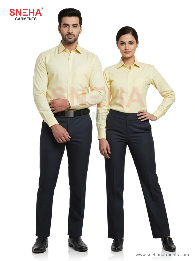 Cream & Charcoal Shirt Uniform