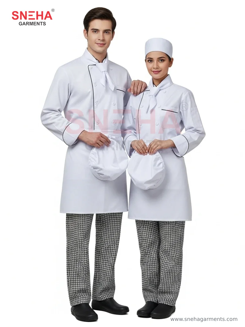 Professional Chef White Uniform