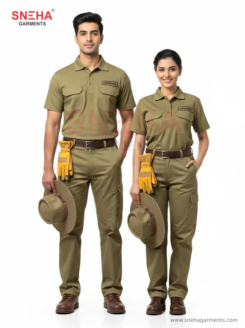 Gardener Landscaper Khaki Uniform