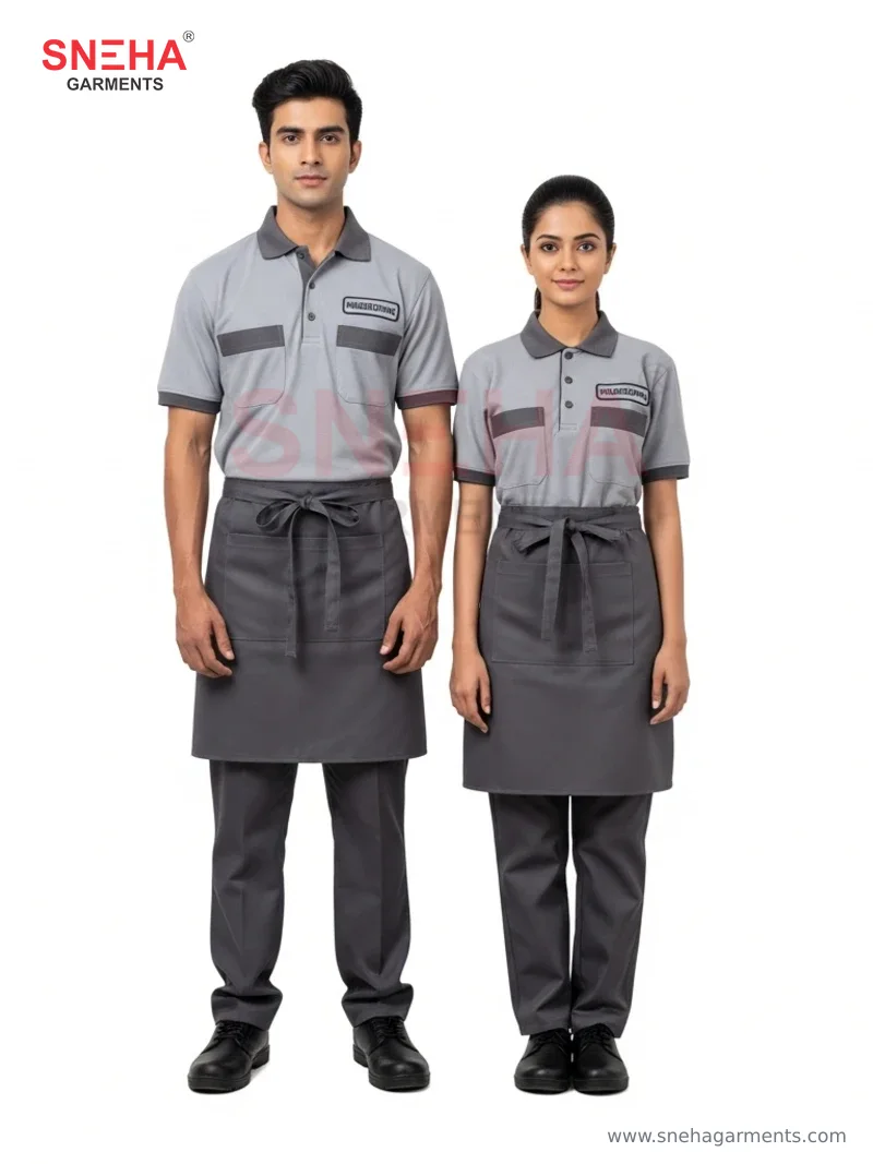 Mall Janitorial Grey Uniform