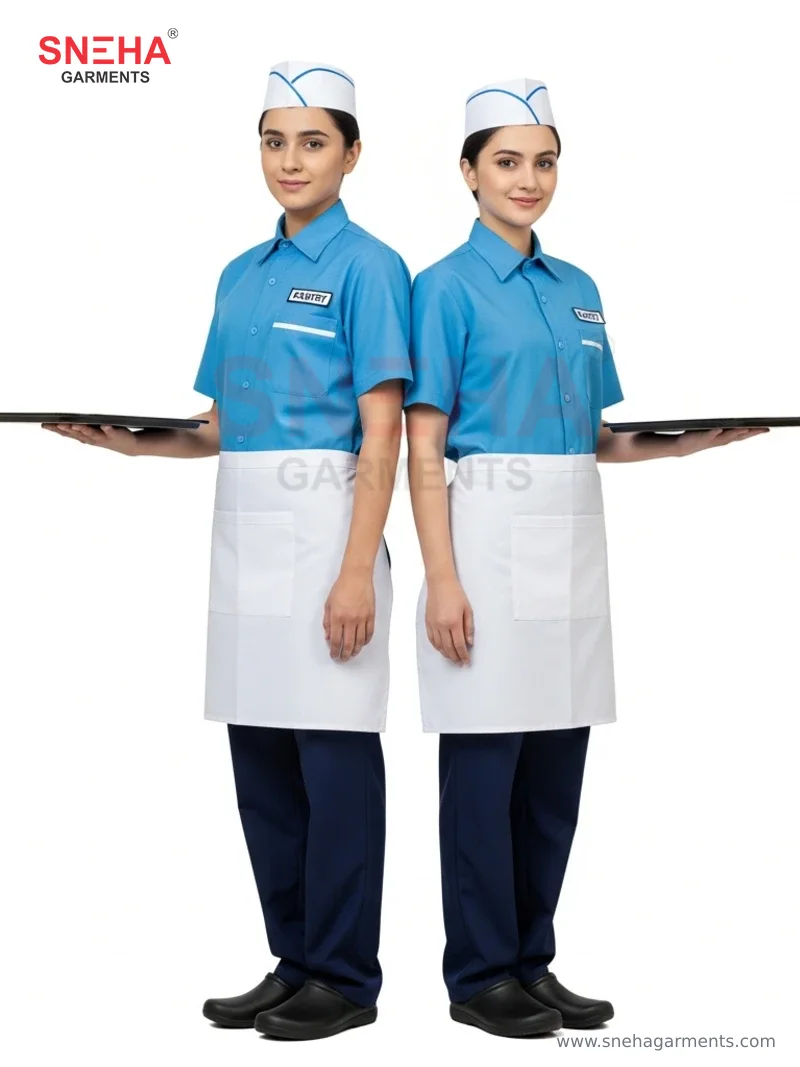 Pantry & Cafeteria Sky Blue Uniform