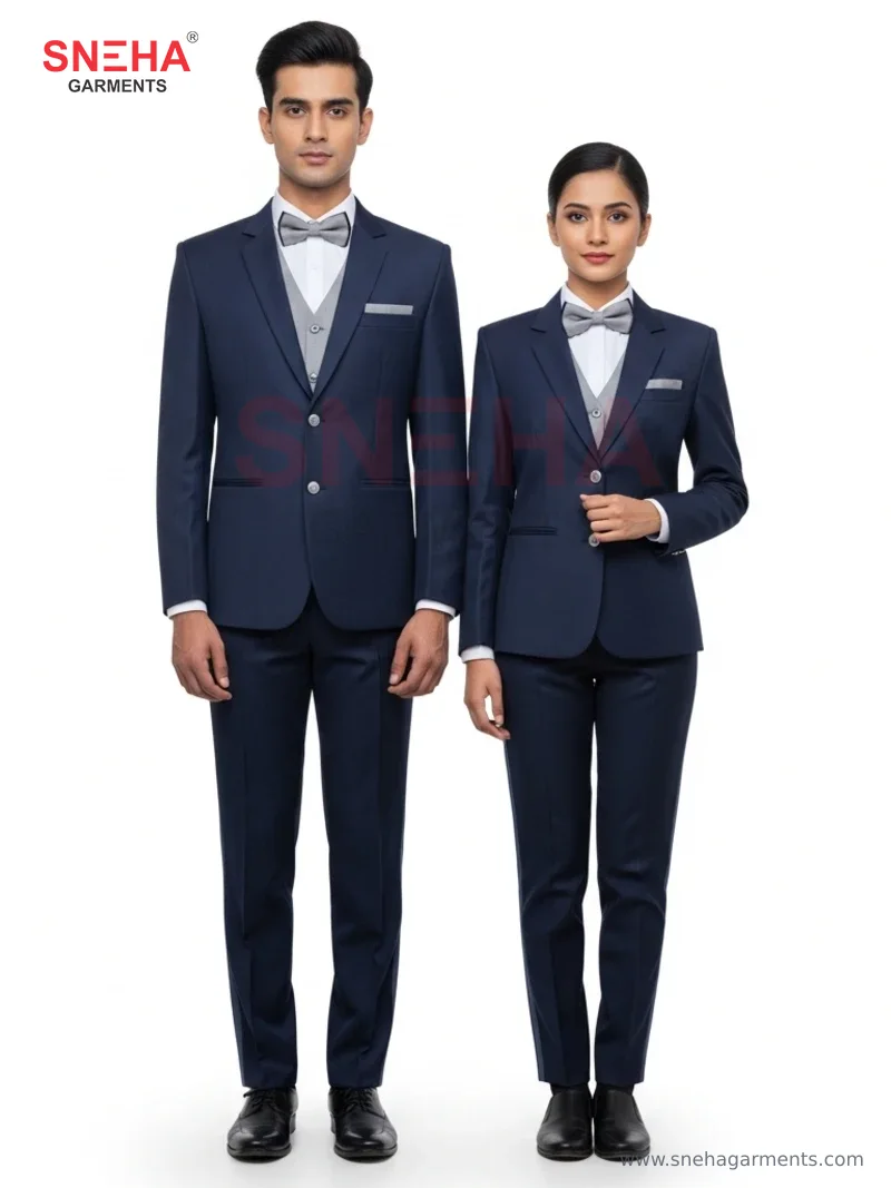 Hotel Room Service Navy Uniform