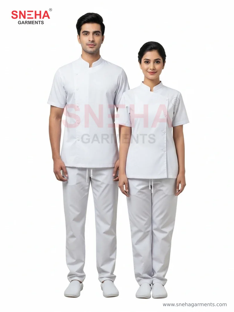 Spa & Wellness White Uniform
