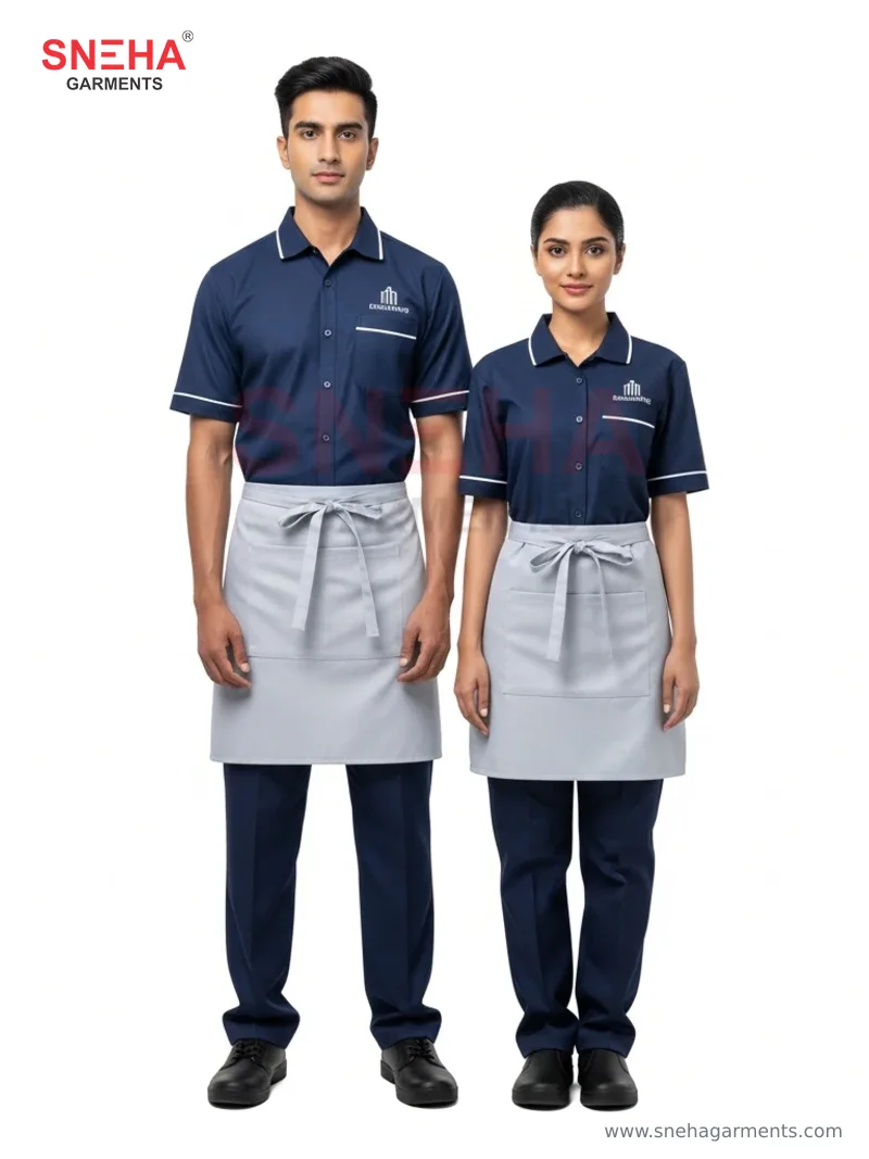 Apartment Navy Housekeeping Set