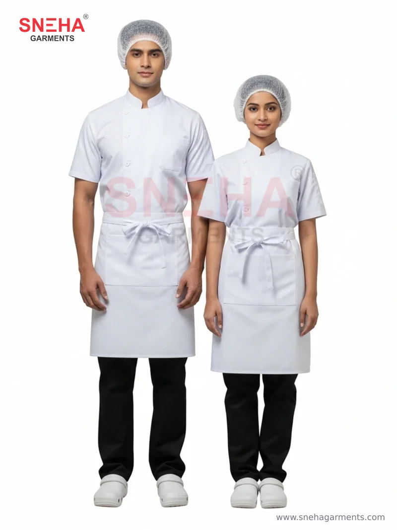 Catering Kitchen Helper White Set