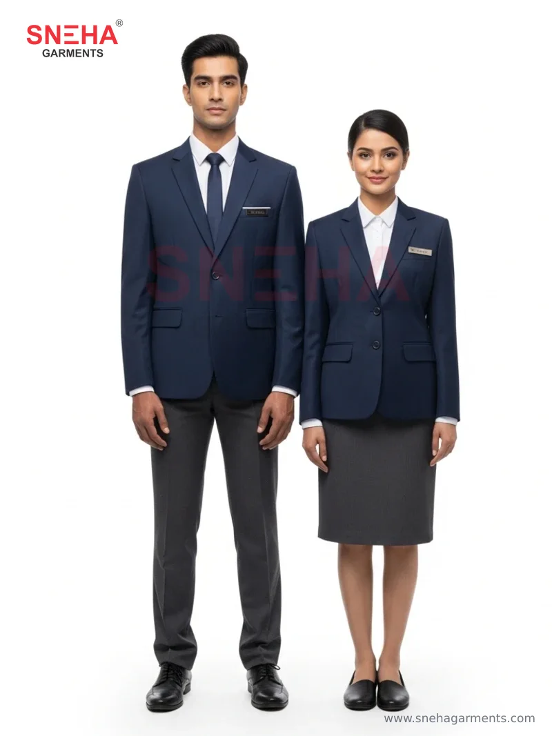 Floor Supervisor Navy Blazer Set