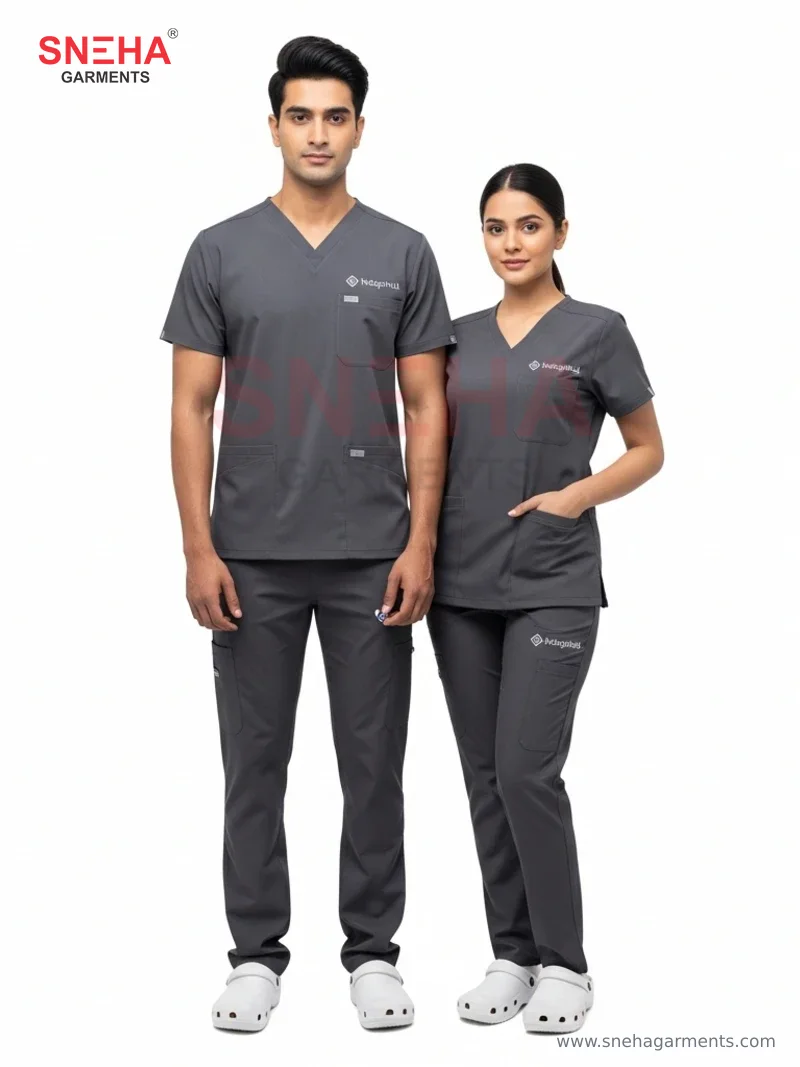 Grey Scrubs Uniform