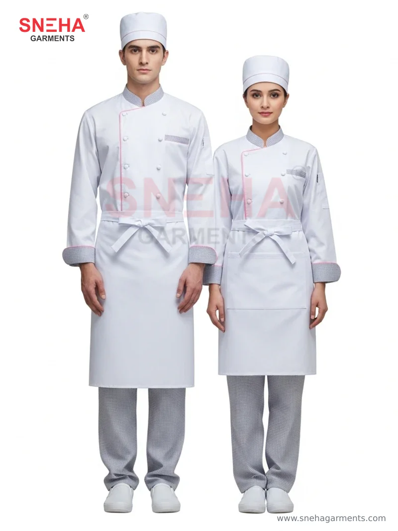 Hotel Pastry Chef White Apron Set