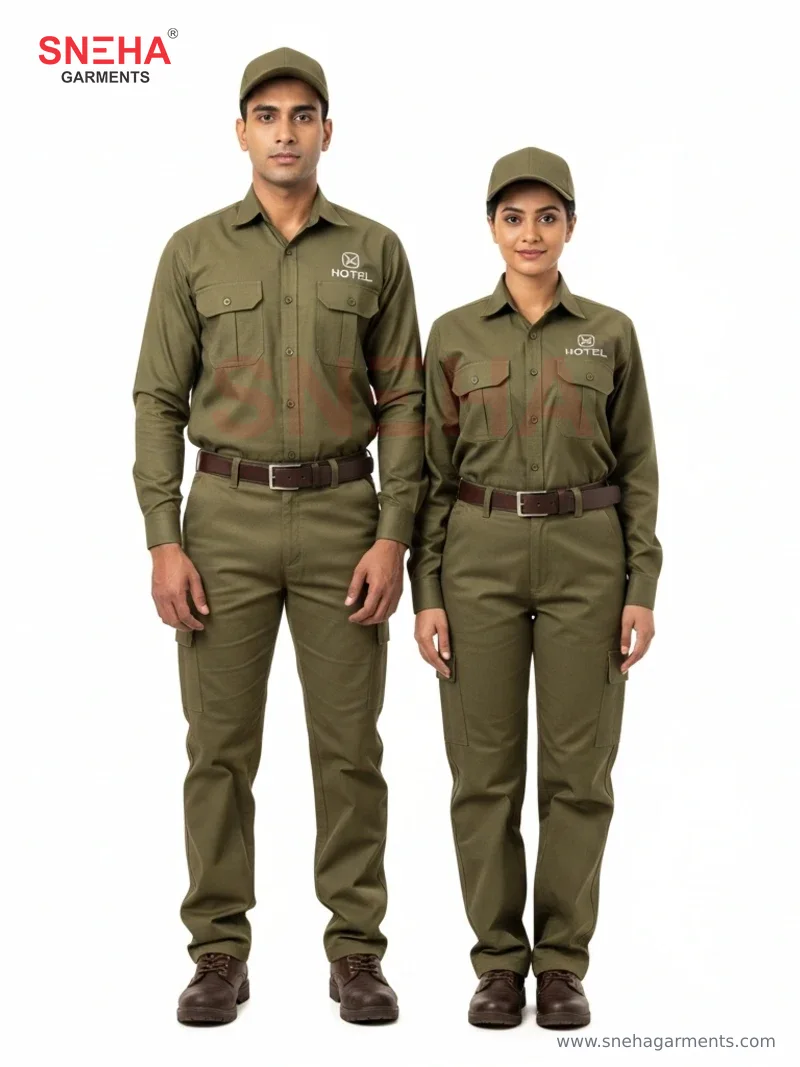Hotel Landscaping Olive Workwear