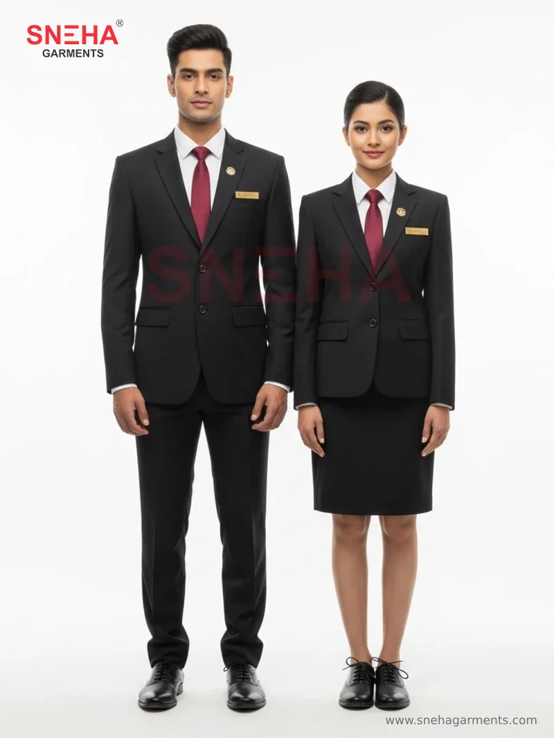 Lobby Manager Black Suit