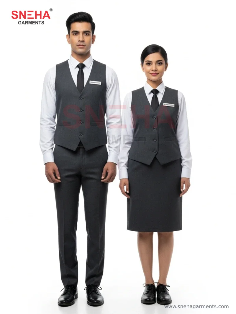 Reservations Charcoal Waistcoat Set