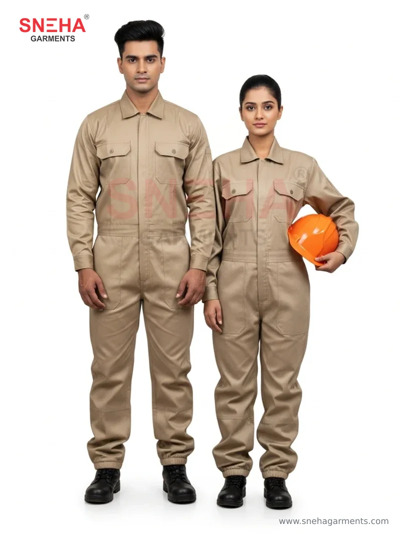 Industrial Boiler Suit – Khaki