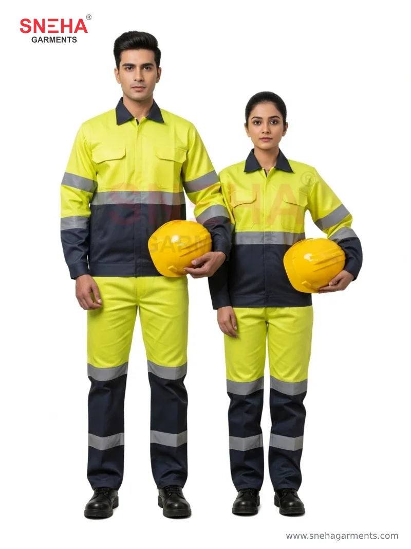 Construction Hi-Vis Yellow Uniform