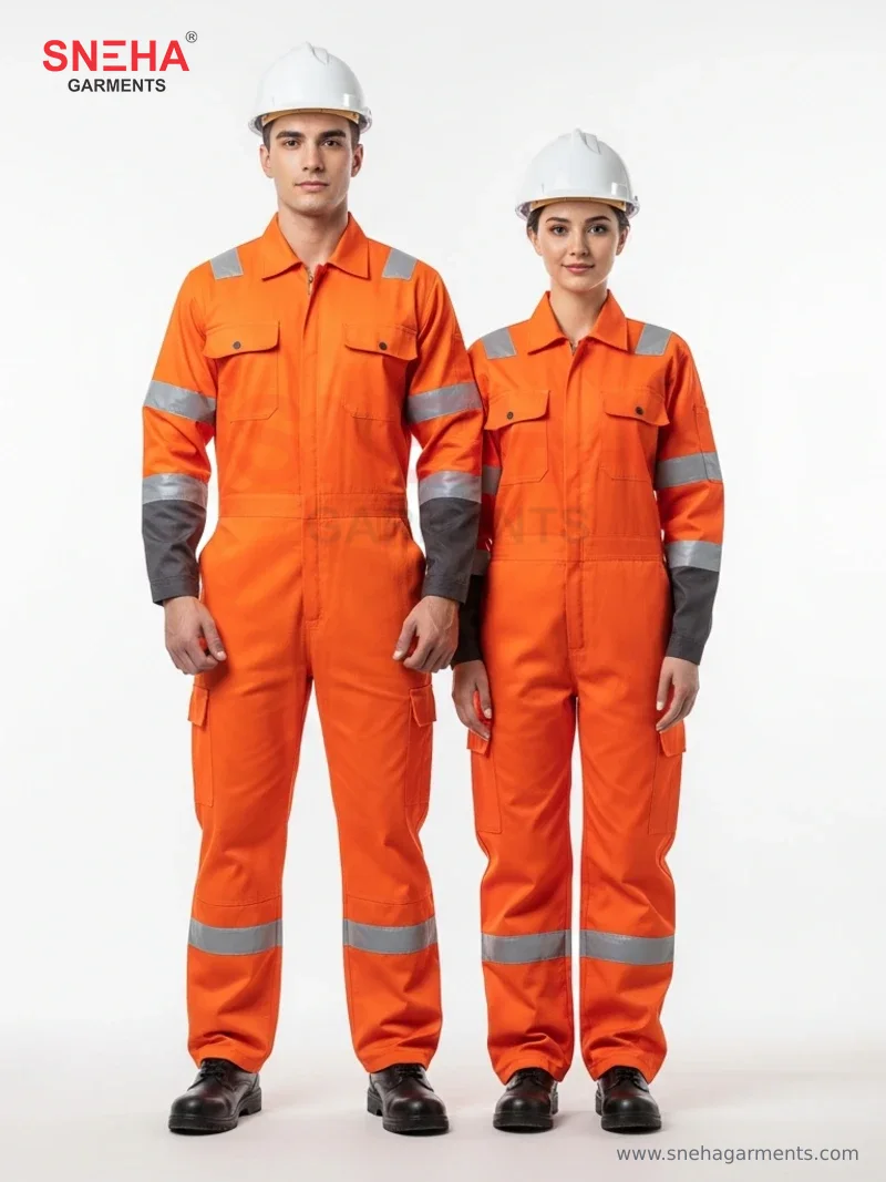 Orange Industrial Coverall