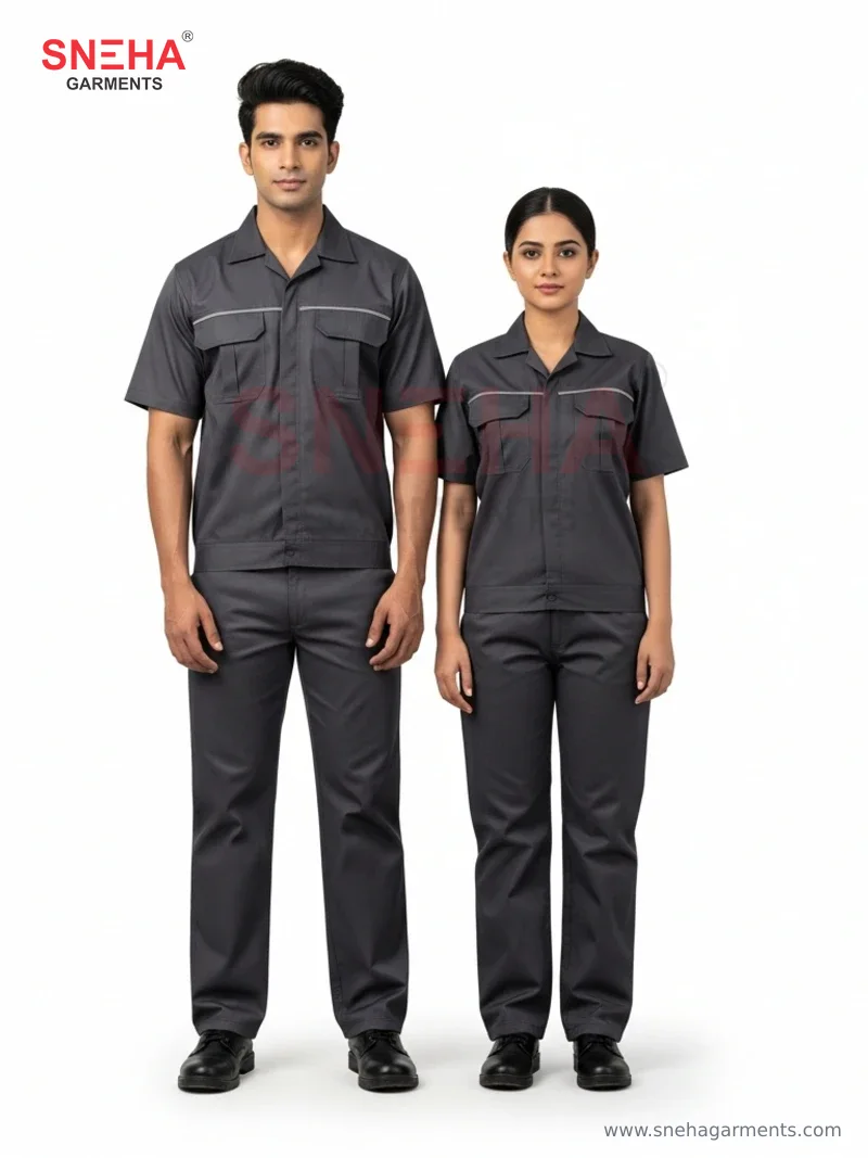 Factory Worker Uniform – Charcoal Grey