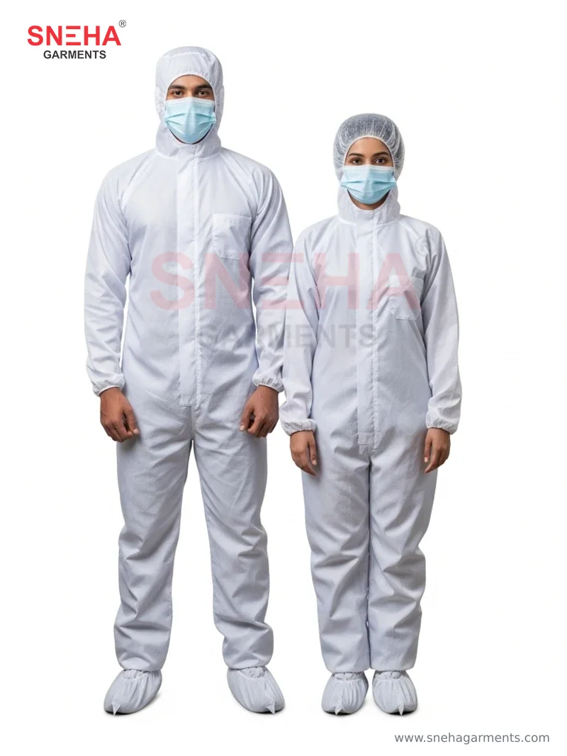 Pharmaceutical Cleanroom Coverall