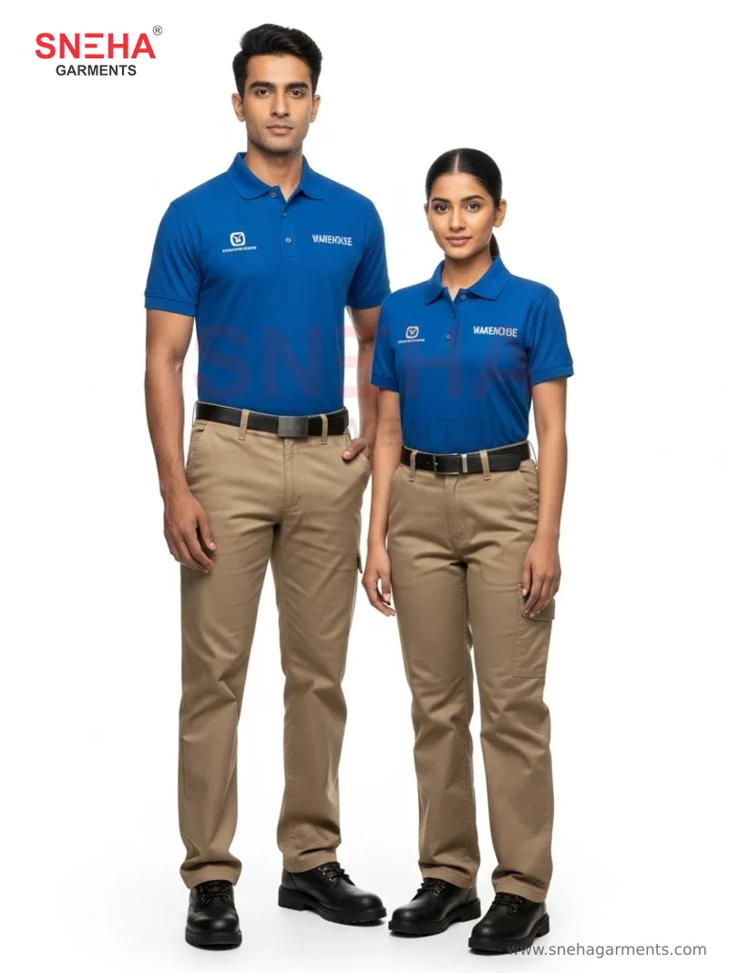 Warehouse Royal Blue Polo & Cargo