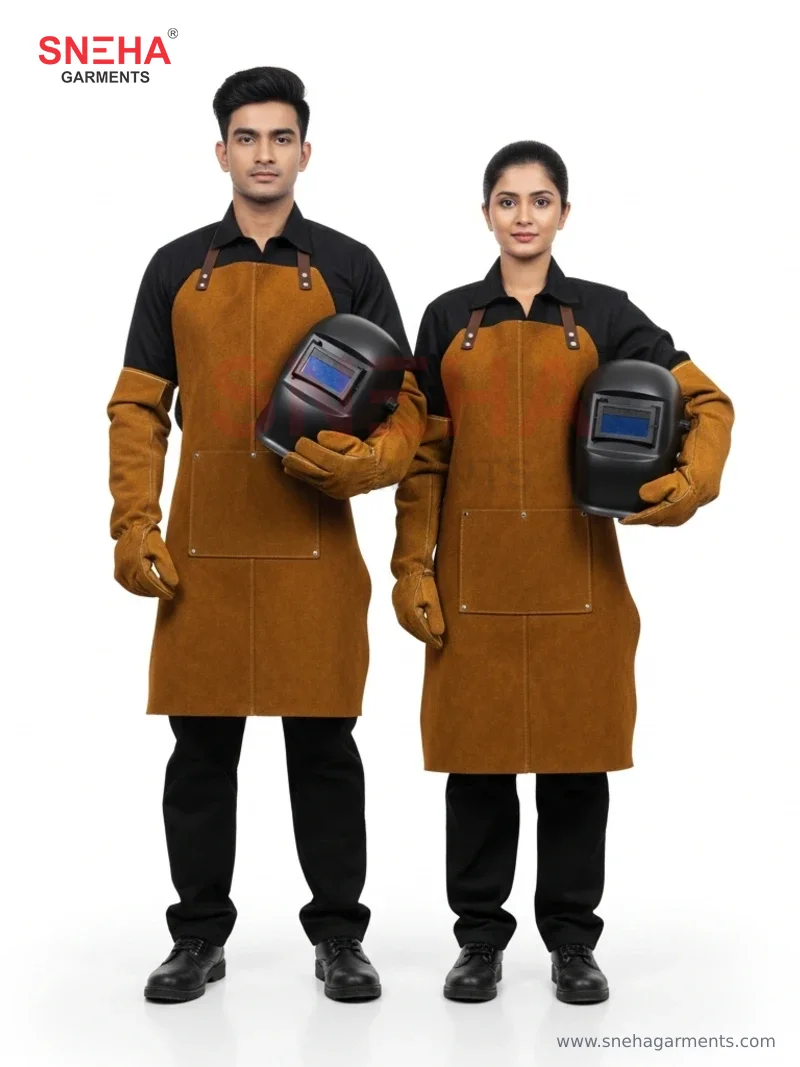 Welding PPE Leather Apron Kit
