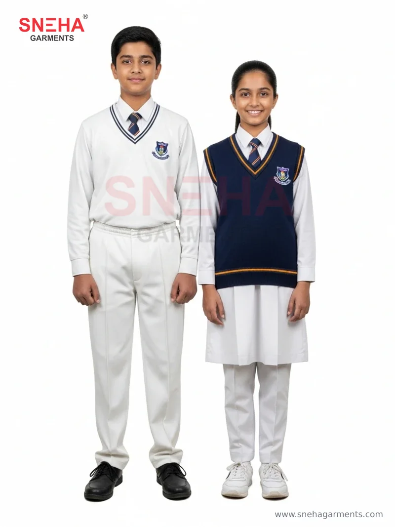 Cricket Whites with Sweater Vest