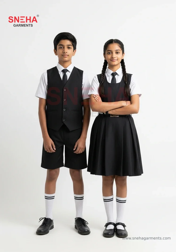 Black Shirt & Shorts Uniform