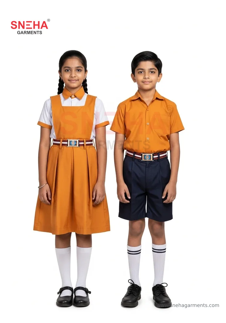Mustard Orange Tunic Uniform
