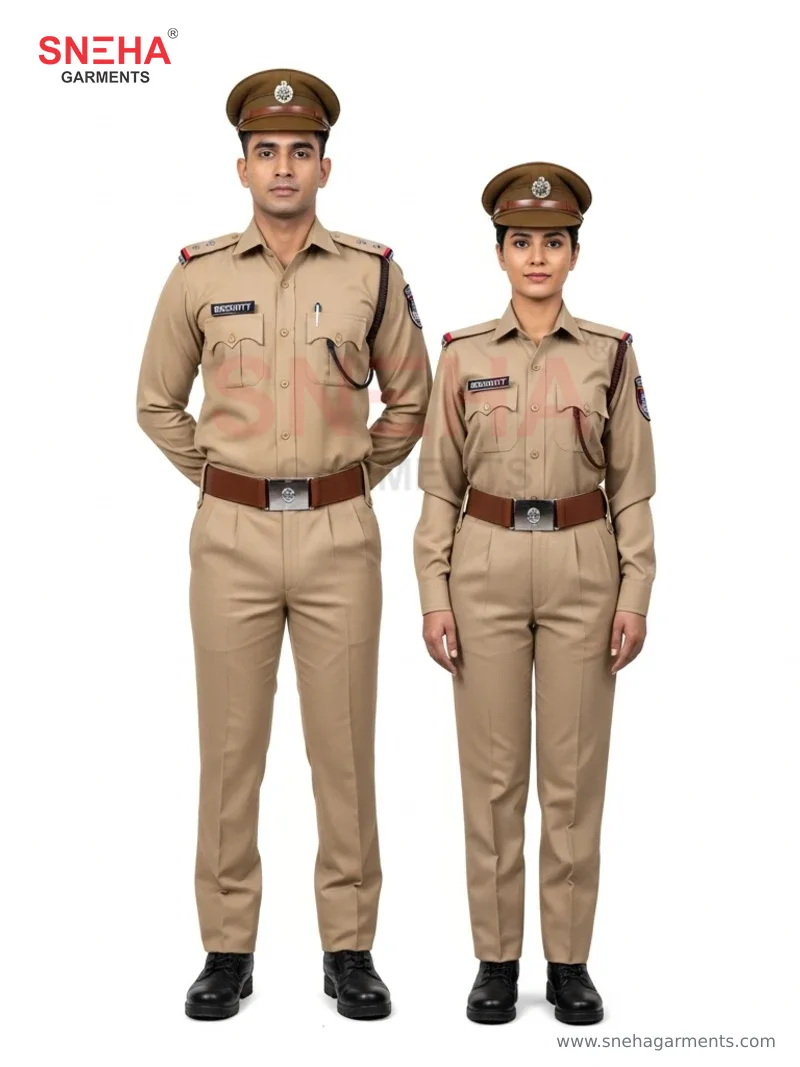 Bank Tan Khaki Security Uniform