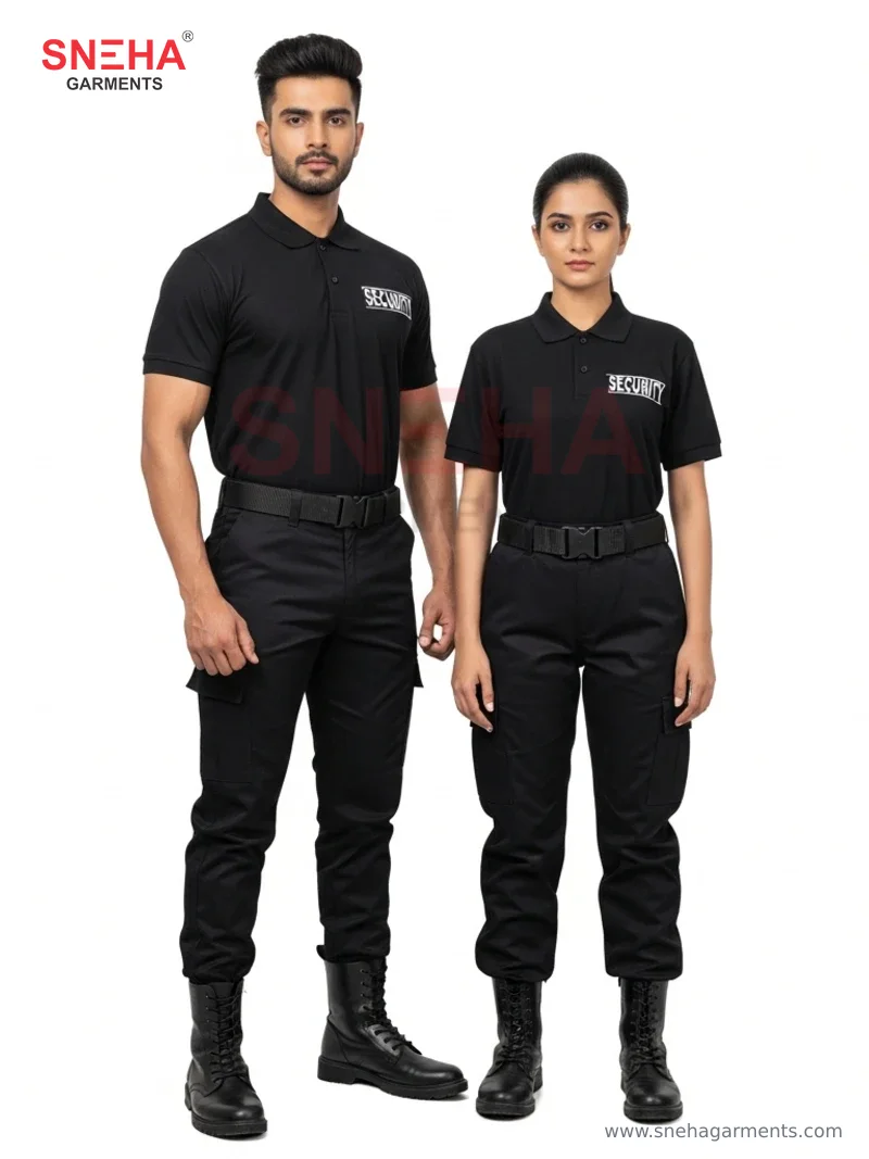 Black Bouncer Polo & Cargo