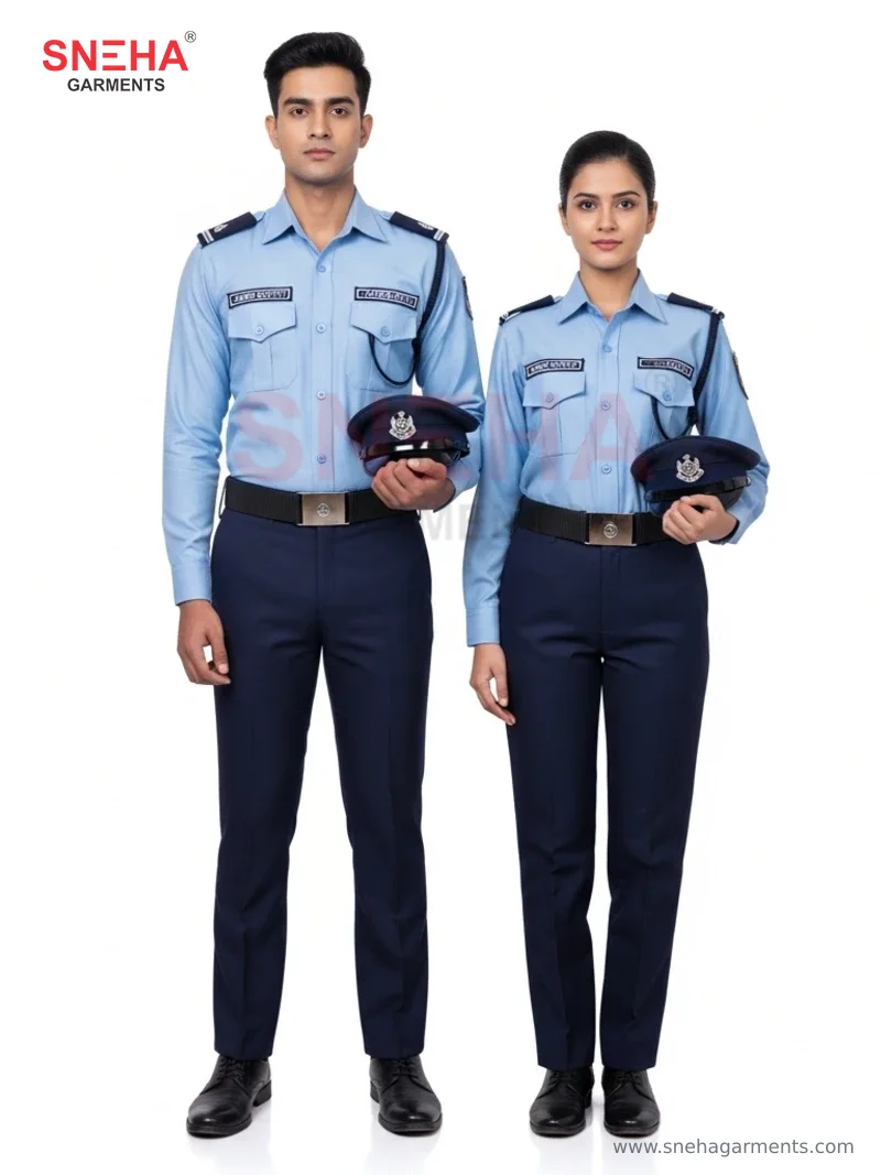 Campus Security Light Blue Uniform