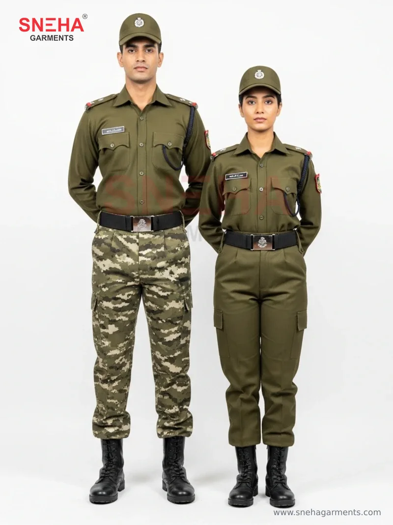 Para-Military Olive Green Uniform
