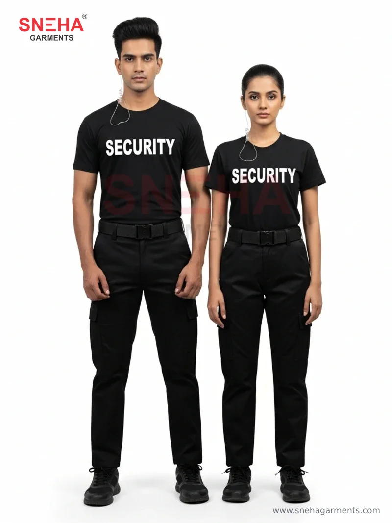 Event Security Black T-Shirt Uniform