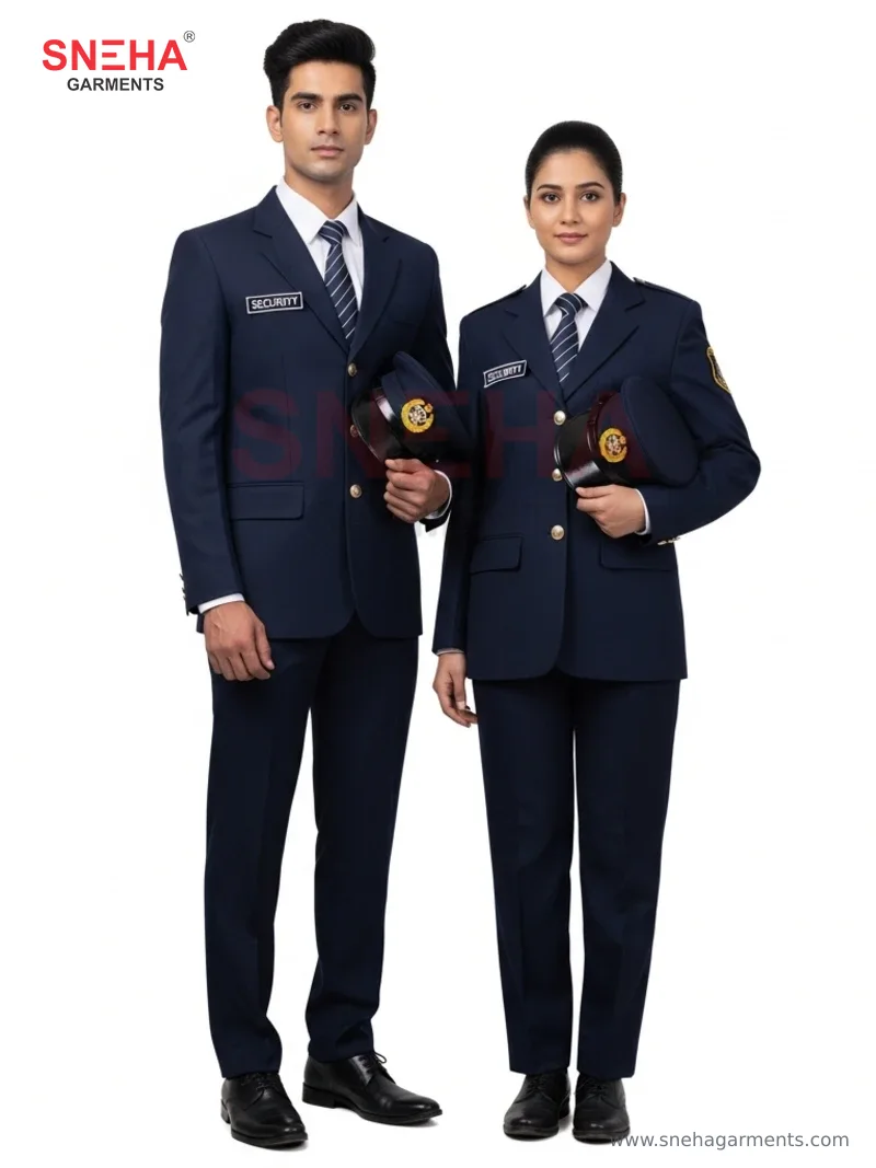 Mall Security Navy Blazer Uniform