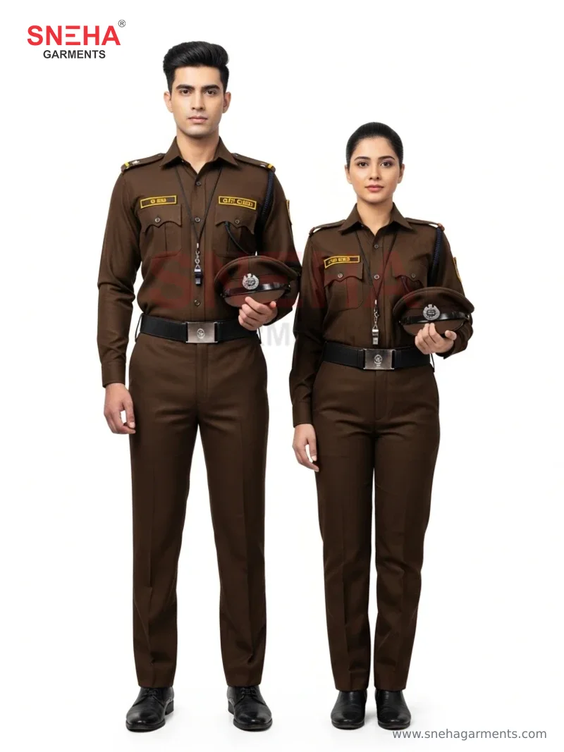 Society Gate Guard Brown Uniform