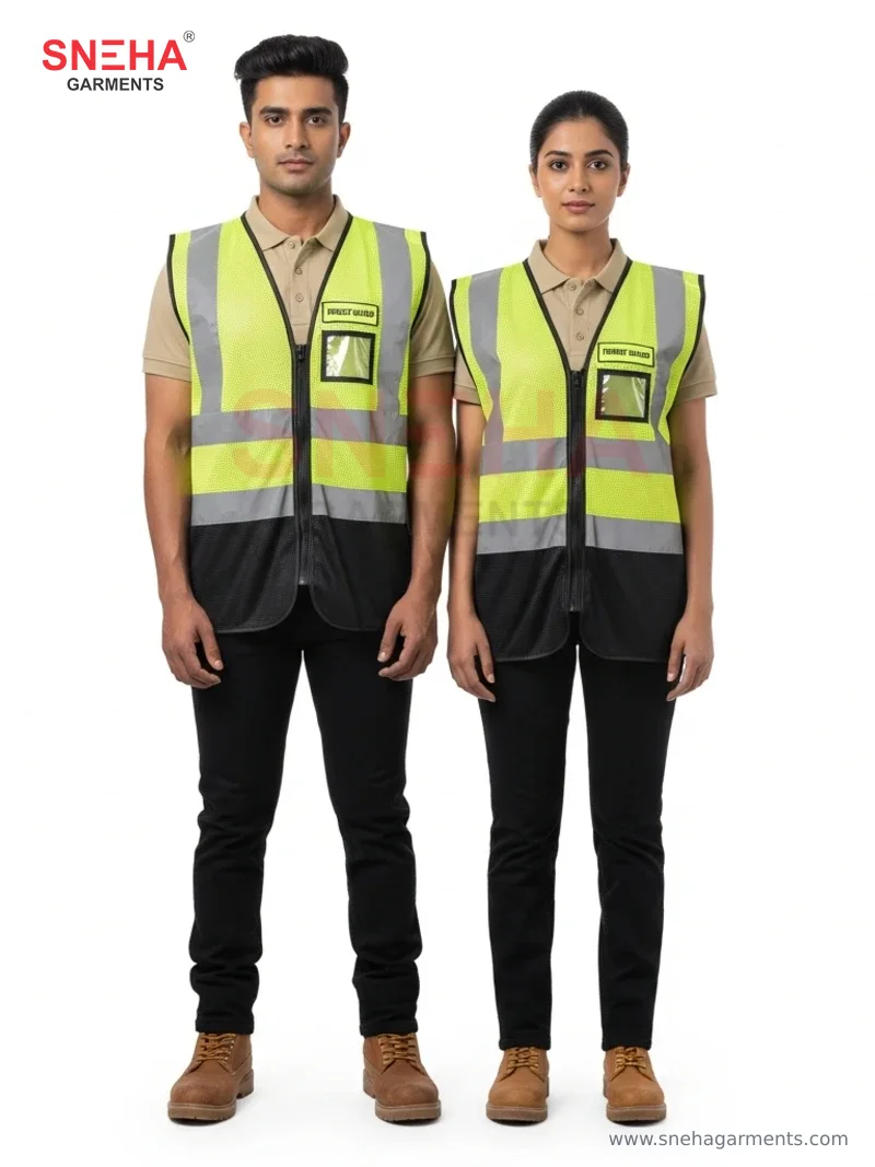 Forest Guard Hi-Vis Green Vest