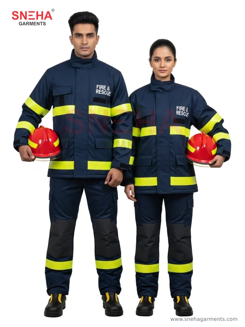 Fire & Rescue Hi-Vis Navy Jacket