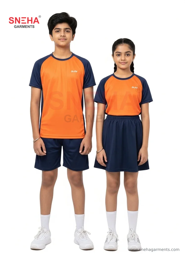 Orange & Navy Sports Kit