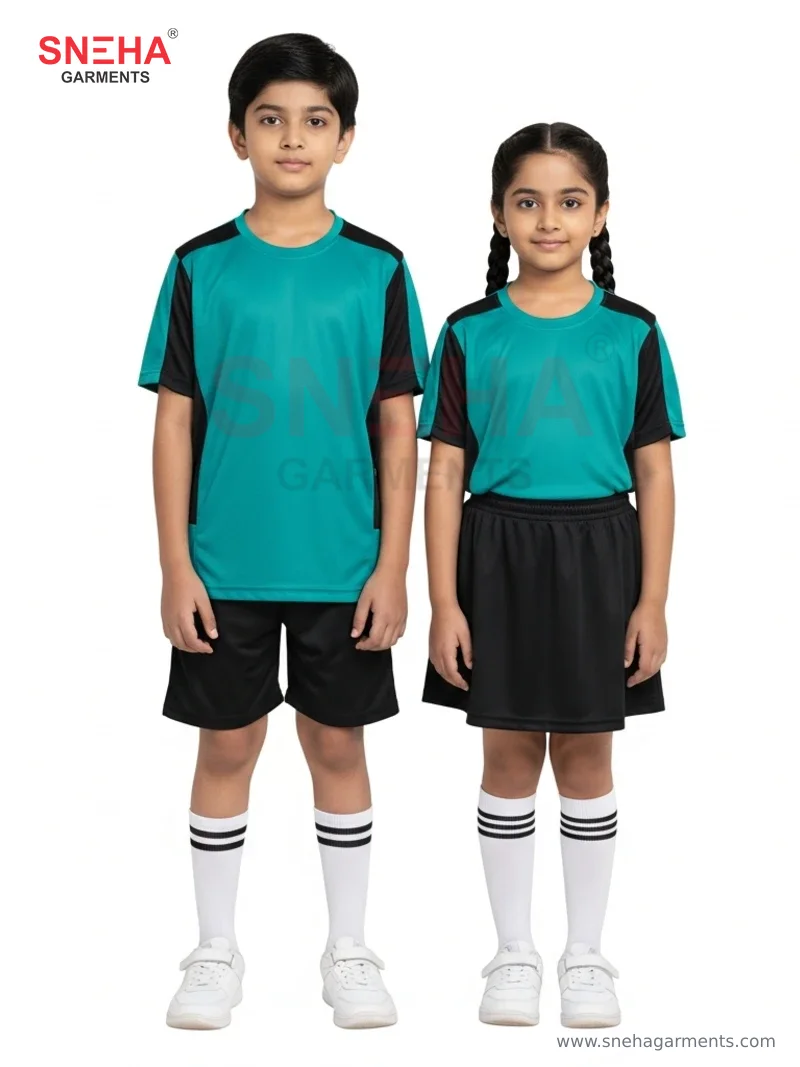 Teal & Black Sports Jersey