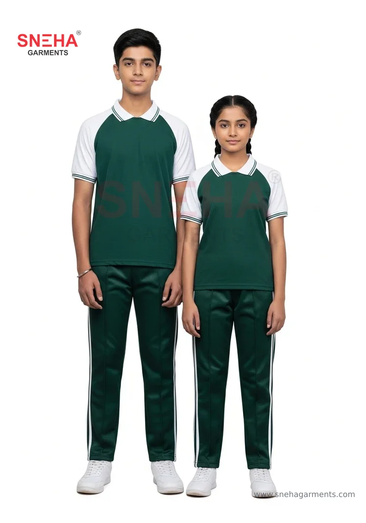 Green & White Tracksuit (Class 6–10)
