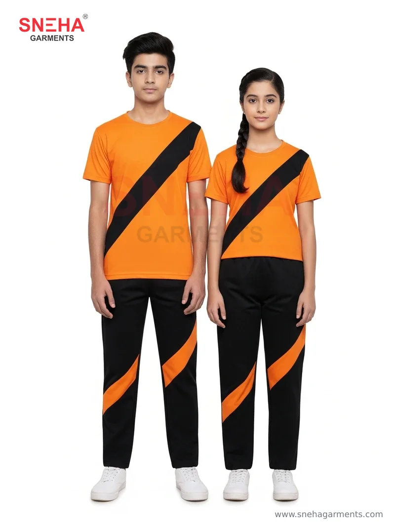 Orange & Black Tracksuit (Class 6–10)