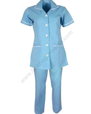 Royal Blue Hospital Nurse Wear For Women