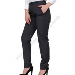 Grey Corporate Pant For Women