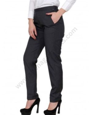 Grey Corporate Pant For Women