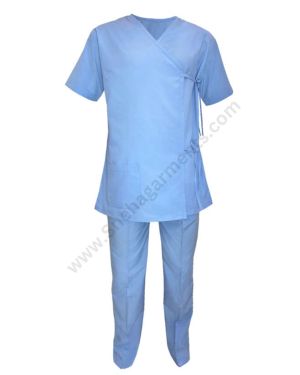 Sky Blue Hospital Patient Gown For Men/Women