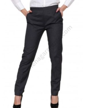Grey Corporate Pant For Women