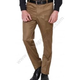 Beige Corporate Pant For Men