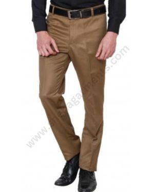 Beige Corporate Pant For Men