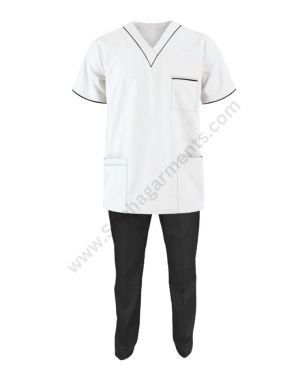 White Hospital Scrub Suit For Men/Women
