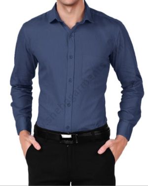 Navy Blue Corporate Shirt For Men