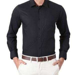 Black Corporate Shirt For Men
