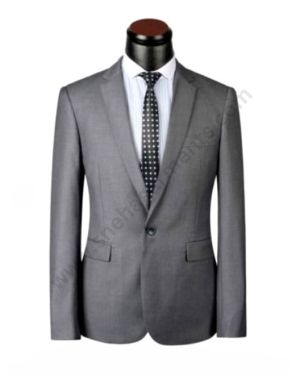 Grey Corporate Blazer For Men