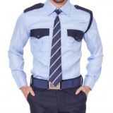 Sky Blue & Navy Blue Security Guard Shirt